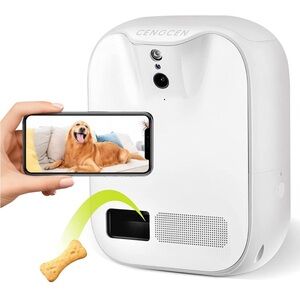 Cengcen Pet Camera Pro Monitoring Dog Treat Dispenser Two-Way Audio - Open Box